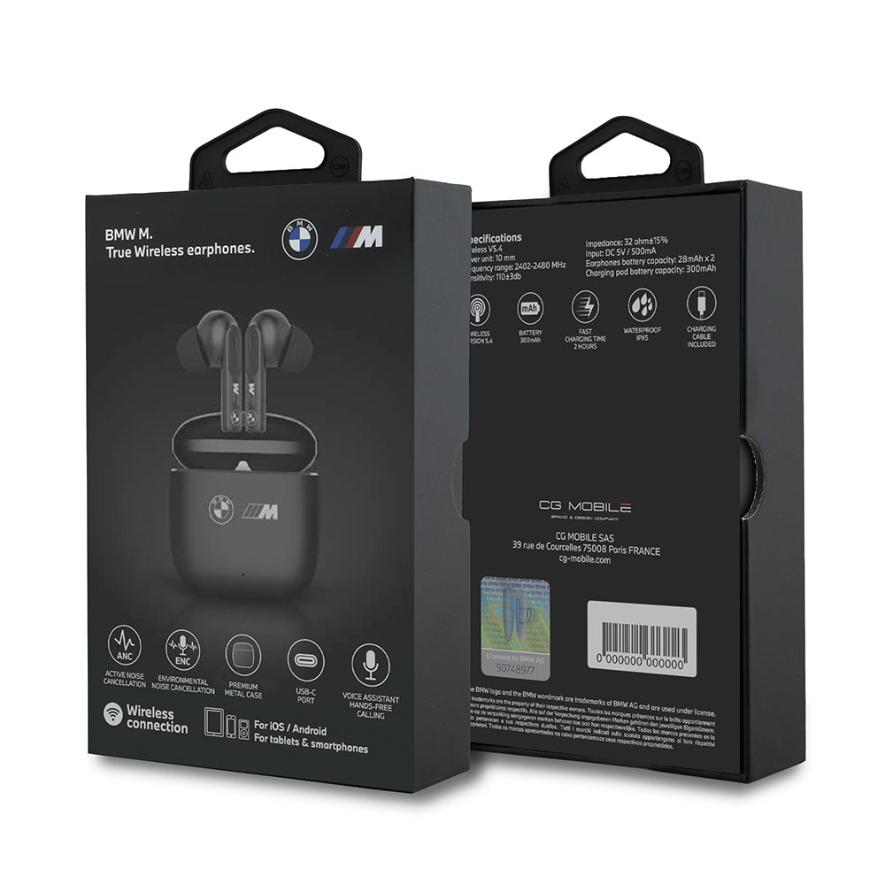 BMW Orjinal Lisanslı ANC/ENC Özellikli Baskı Logolu Bluetooth Kulaklık v5.4 BMW Orjinal Lisanslı ANC/ENC Özellikli Baskı Logolu Bluetooth Kulaklık v5.4